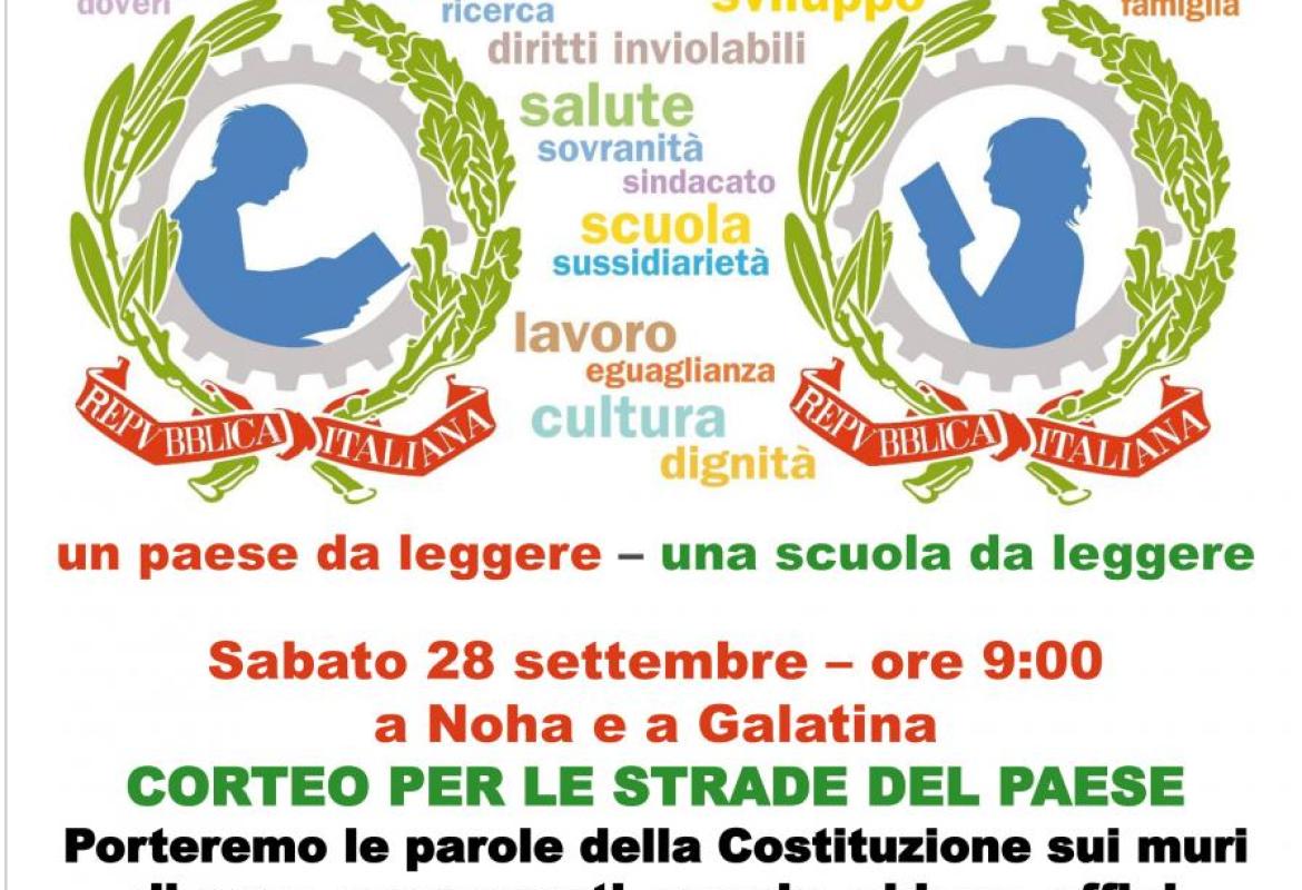 "Facciamo insieme la festa alla nostra Costituzione!"