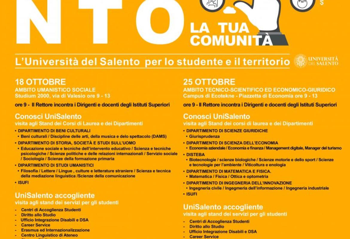 “UniSalento. La tua comunità”