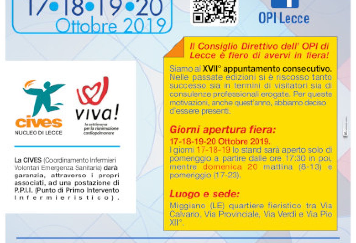 L'OPI di Lecce alla Fiera Expo 2000