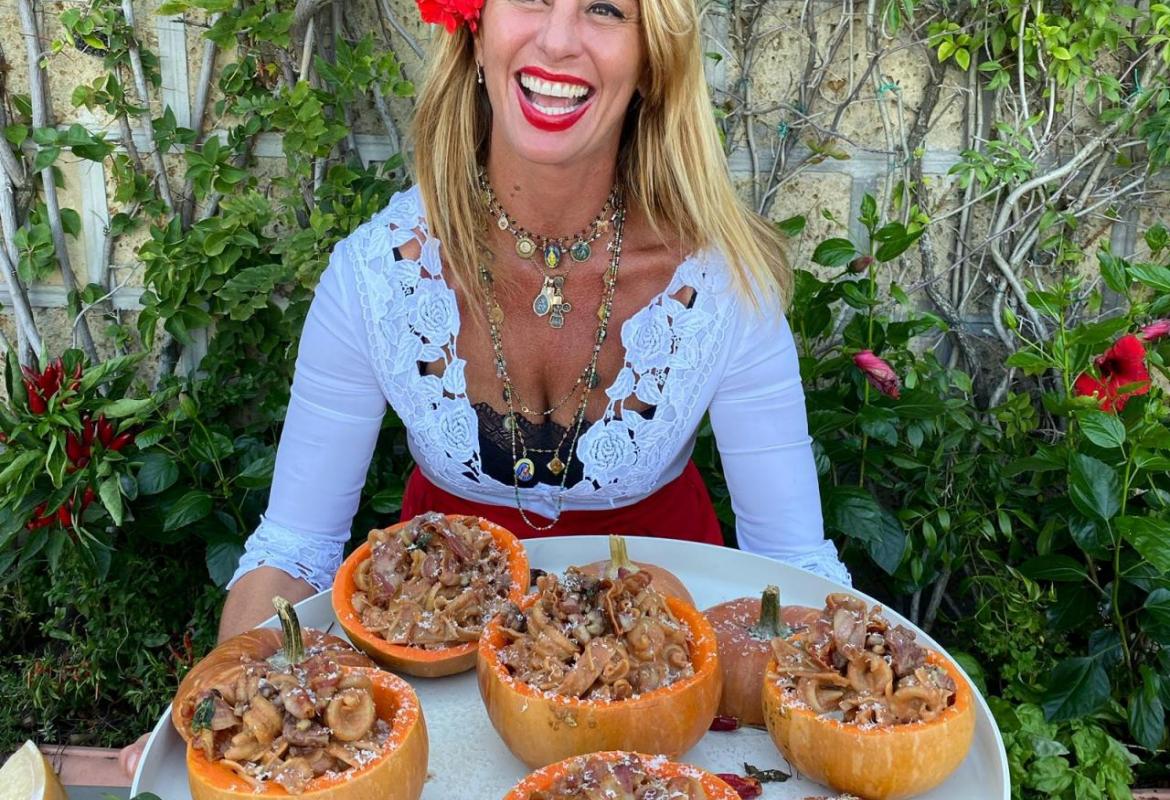 Fiorella Breglia si esibirà a Lecce in una pasta risottata con crema di zucca