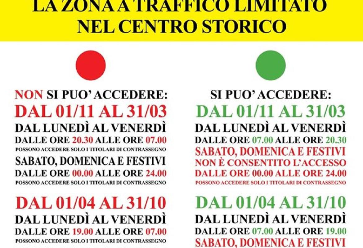 I nuovi orari di accesso nella ZTL di Galatina