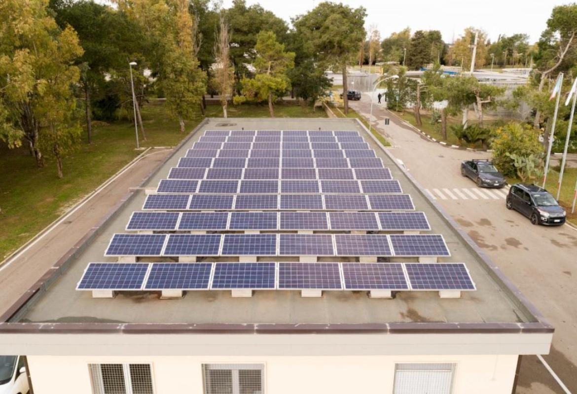 Il depuratore Aqp di Lecce alimentato anche da un nuovo impianto fotovoltaico