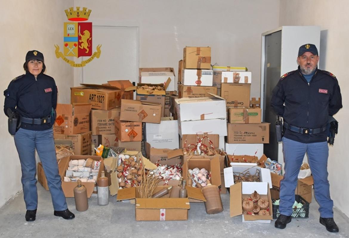 Sequestrati a Gallipoli 100 kg di fuochi d'artificio