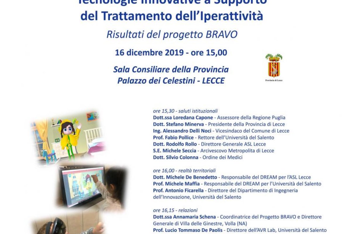 “Tecnologie innovative a supporto del trattamento dell’iperattività”