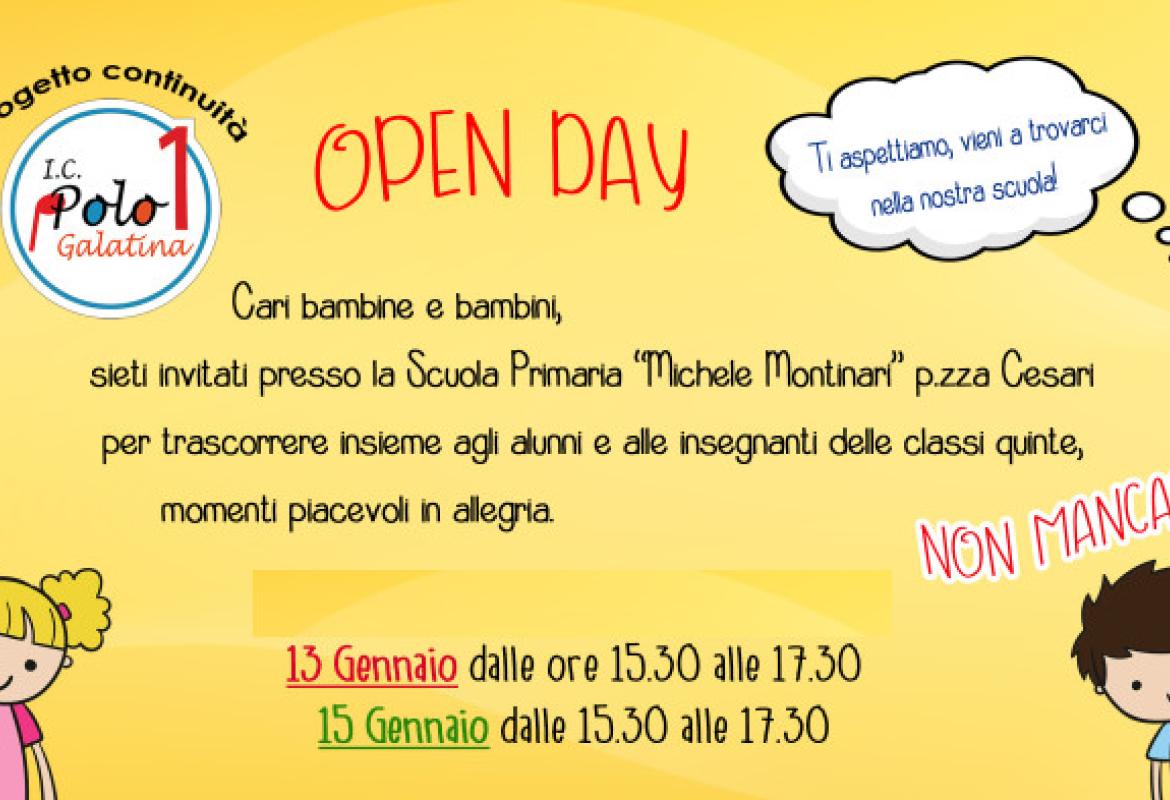 Tutte le novità della scuola negli open days del Polo 1