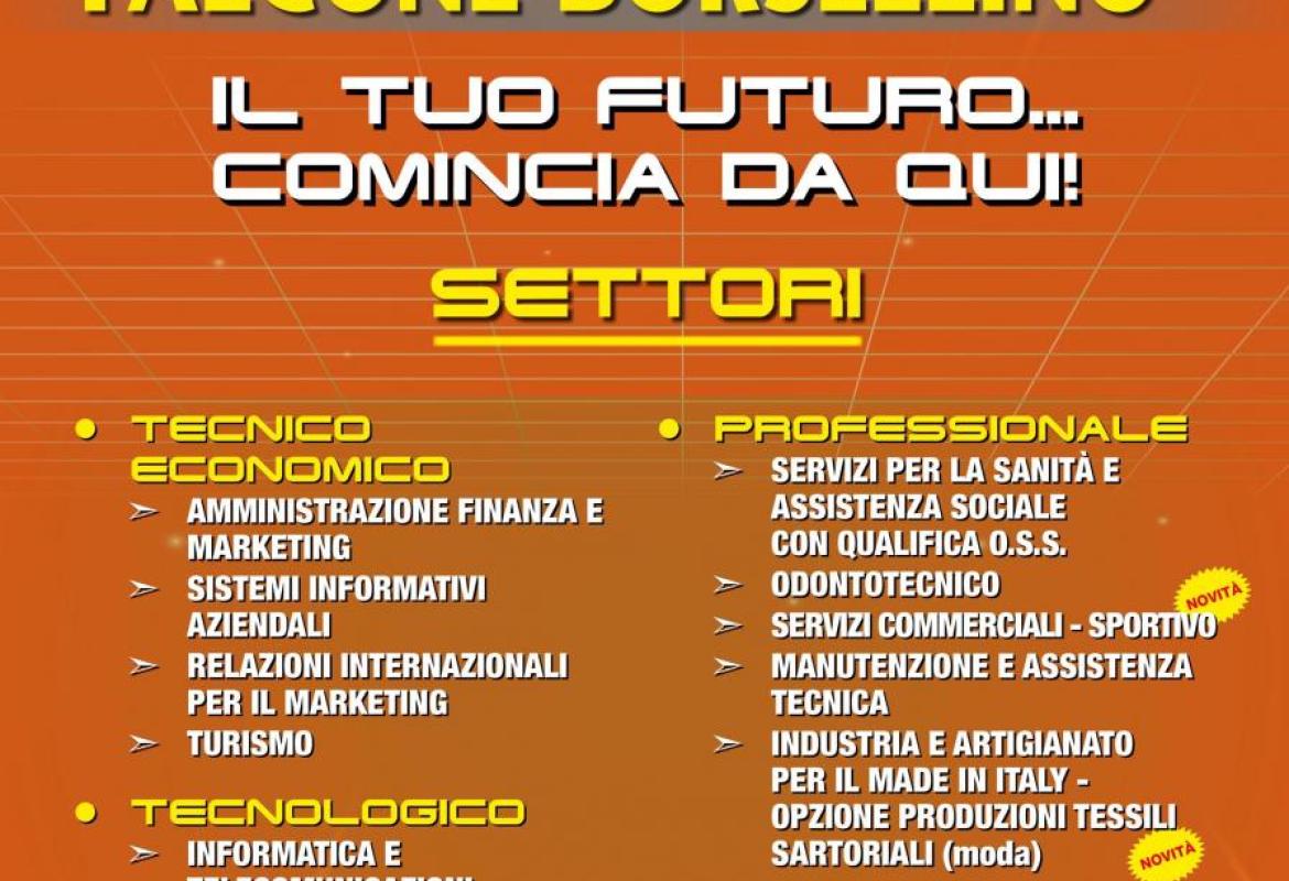 I nuovi indirizzi di studio e gli open days del Laporta/Falcone e Borsellino