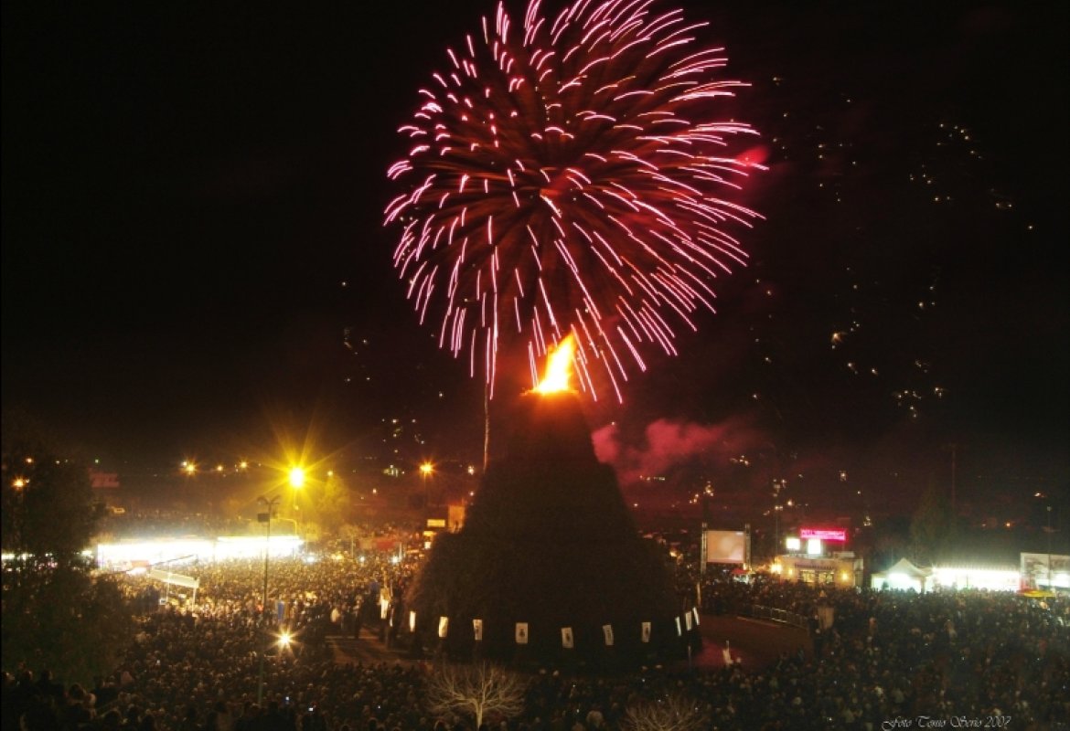 Fuochi d’artificio per la Focara green 2020