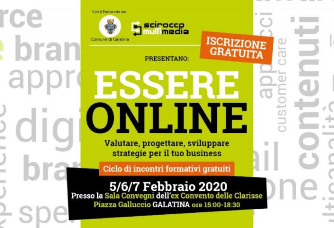 "Essere online", a Galatina tre incontri formativi gratuiti per le PMI 