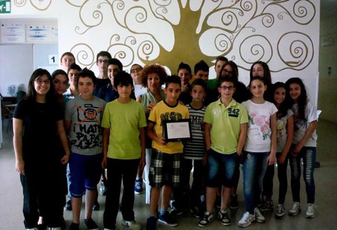 Con 'The Voice' la seconda A della Scuola Media di Noha si aggiudica una targa dell'Ordine degli Architetti