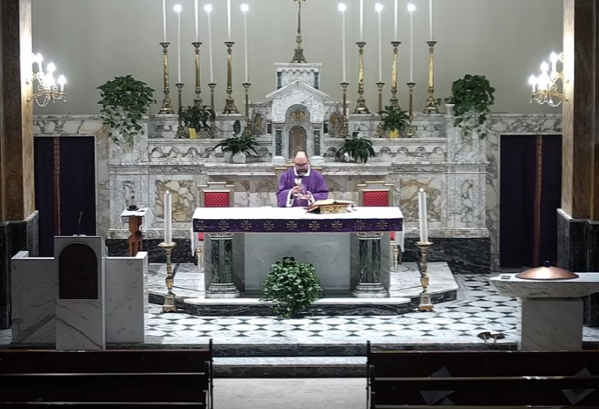 Dal Santuario della Madonna della Luce la messa in streaming su youtube