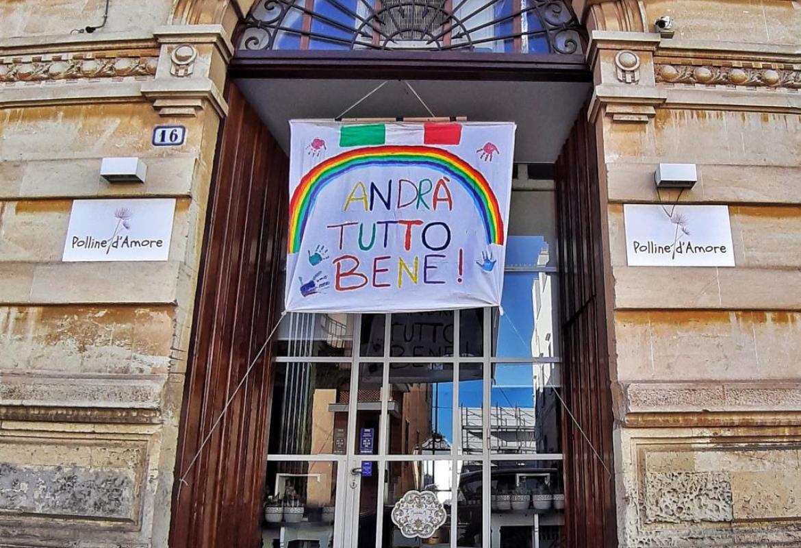 Coloriamo Galatina perché "Andrà tutto bene"