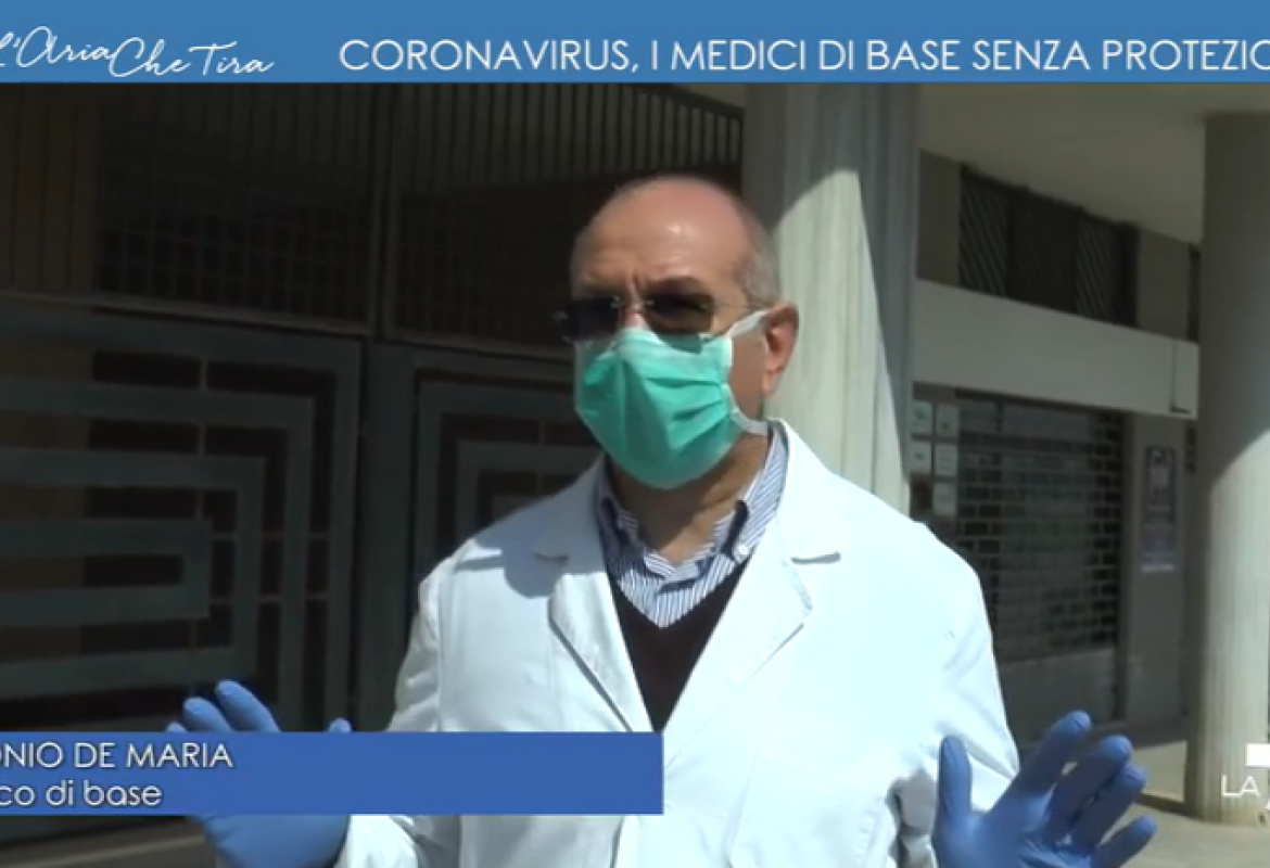 "Corriamo gli stessi rischi dei medici che combattono il COVID-19 in ospedale ma ci lasciano senza mascherine e tutti gli altri DPI" 