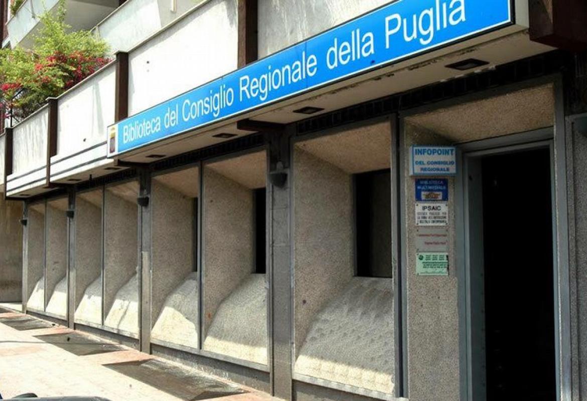 A disposizione da casa la Biblioteca del Consiglio Regionale della Puglia
