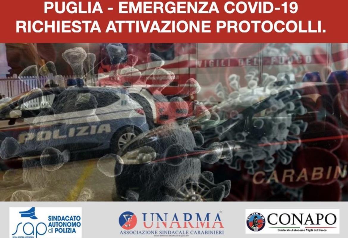 Contagiati fra le forze dell'ordine pugliesi