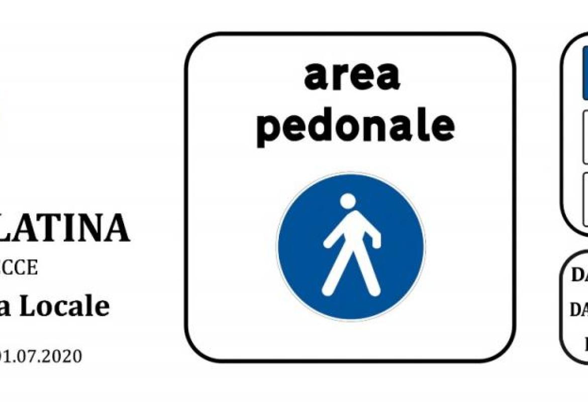  Istituite le Aree pedonali nel centro storico di Galatina