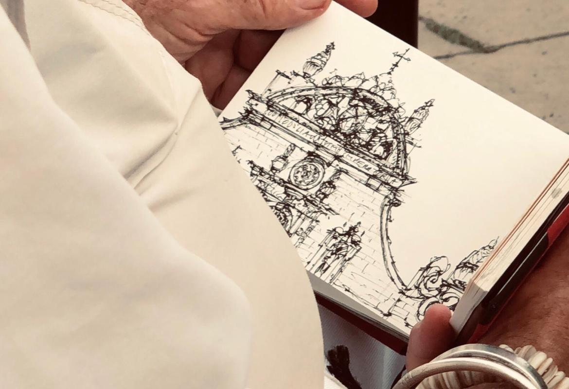 E apparve la Chiesa Madre da una penna francese