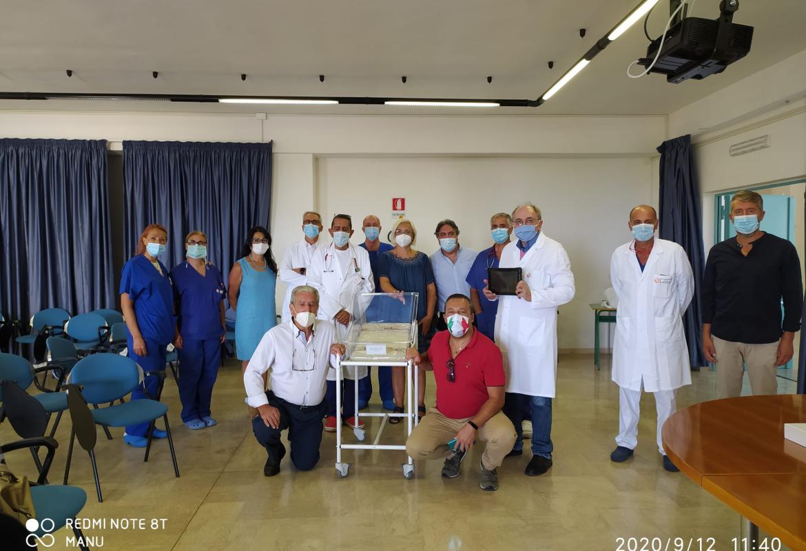 Oltre 26000 euro raccolti da #doniamoaiutiamovinciamo e trasformati in apparecchiature e DIP per l'Ospedale di Galatina