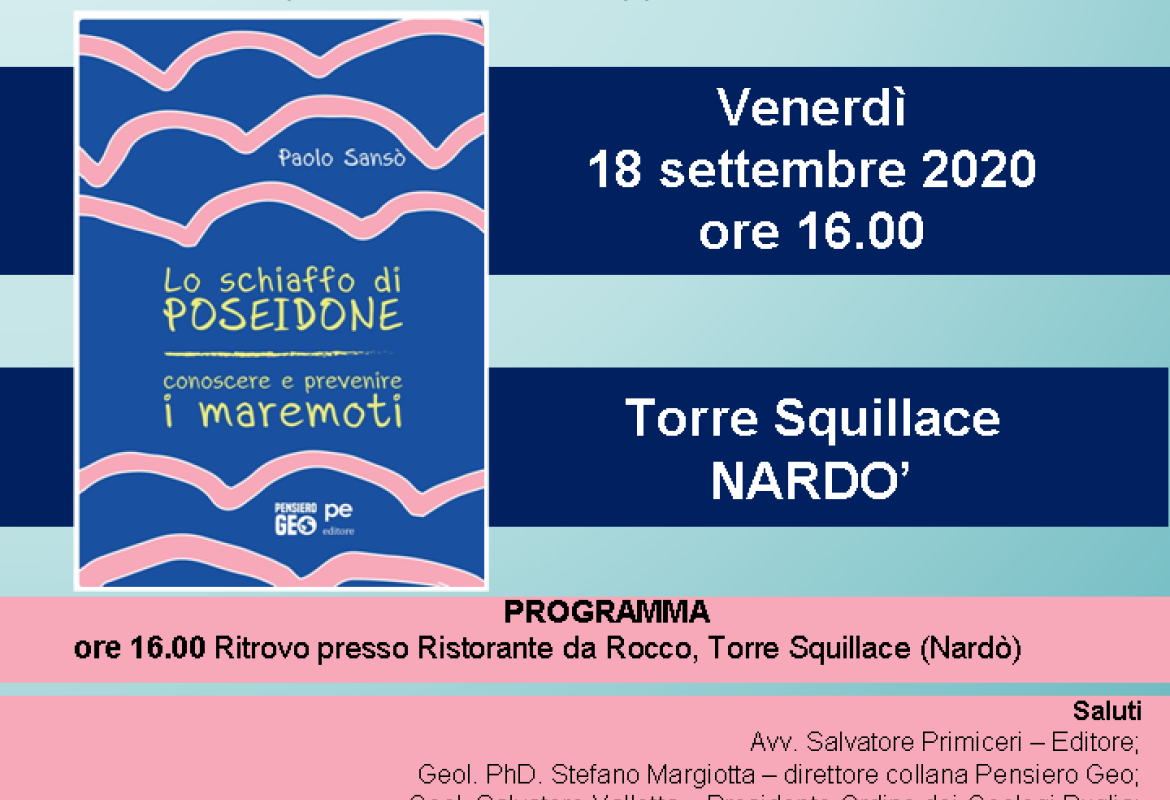 “Lo Schiaffo di Poseidone. Conoscere e prevenire i maremoti”