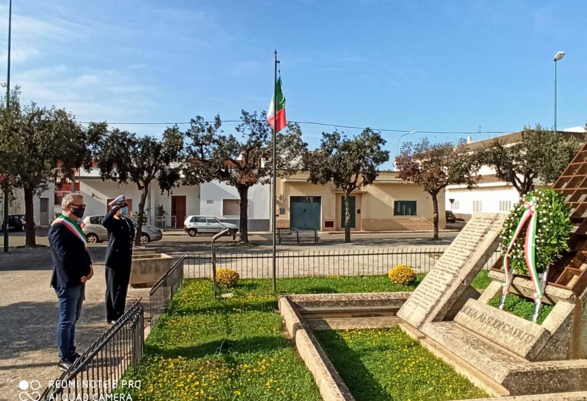 Il Sindaco di Galatina rende omaggio ai Caduti