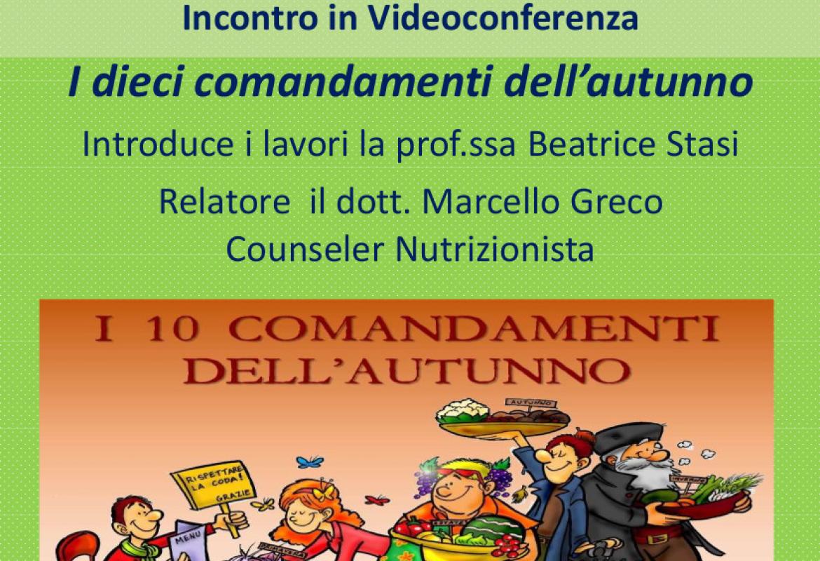 “I dieci comandamenti dell’autunno”