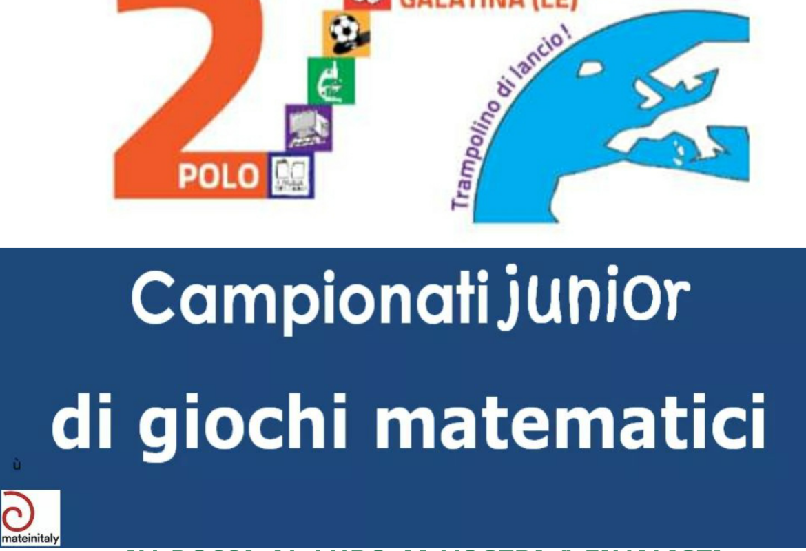 Quattro studenti del Polo 2 di Galatina alla Finale Nazionale dei Campionati Junior Giochi Matematici