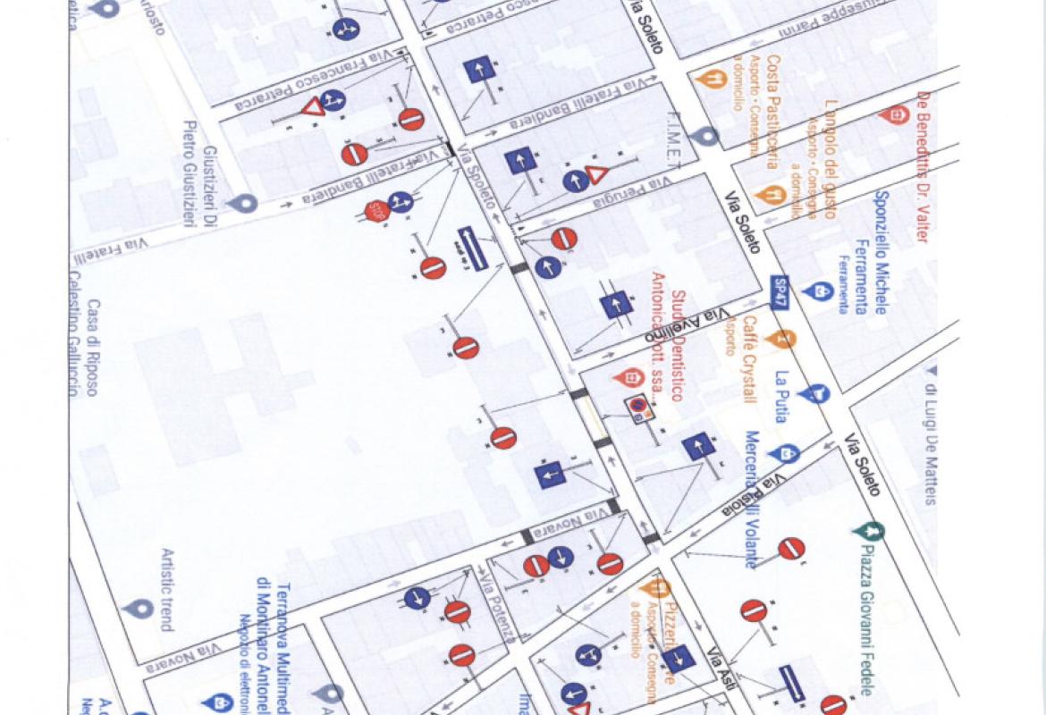 Nuova viabilità intorno al Polo 3 di via Spoleto a Galatina