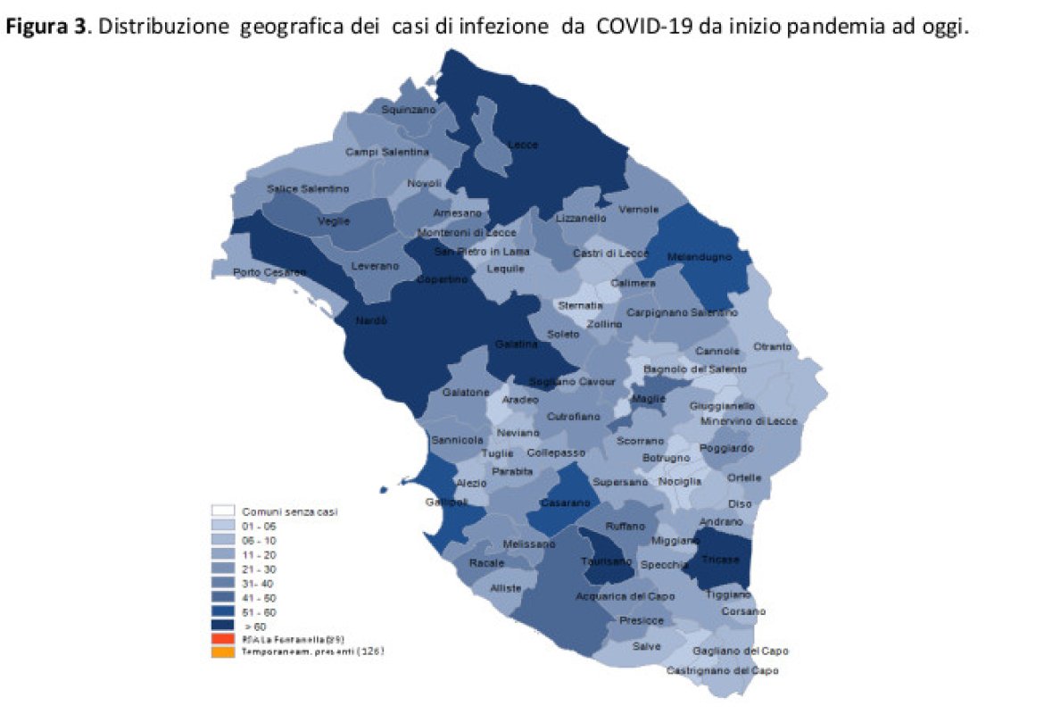 COVID-19. Sono 50 i nuovi contagiati galatinesi
