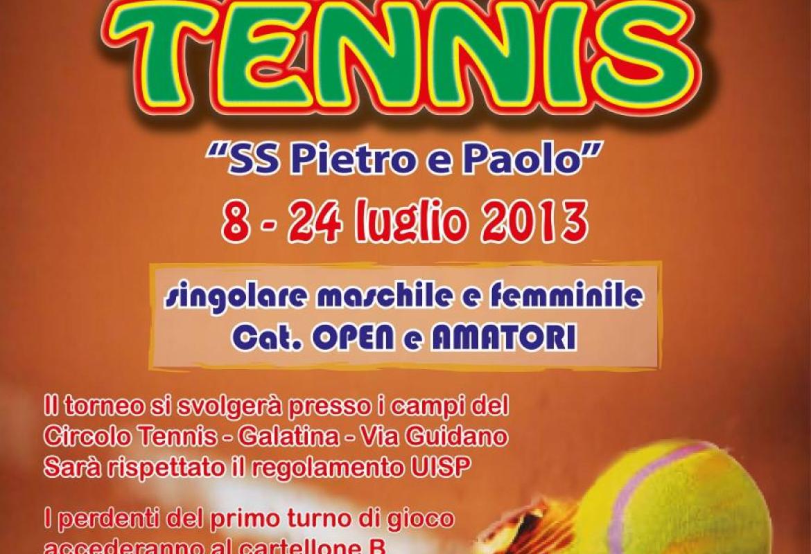 Tennis. Aperte le iscrizioni al torneo &quot;Santi Pietro e Paolo&quot; per amatori