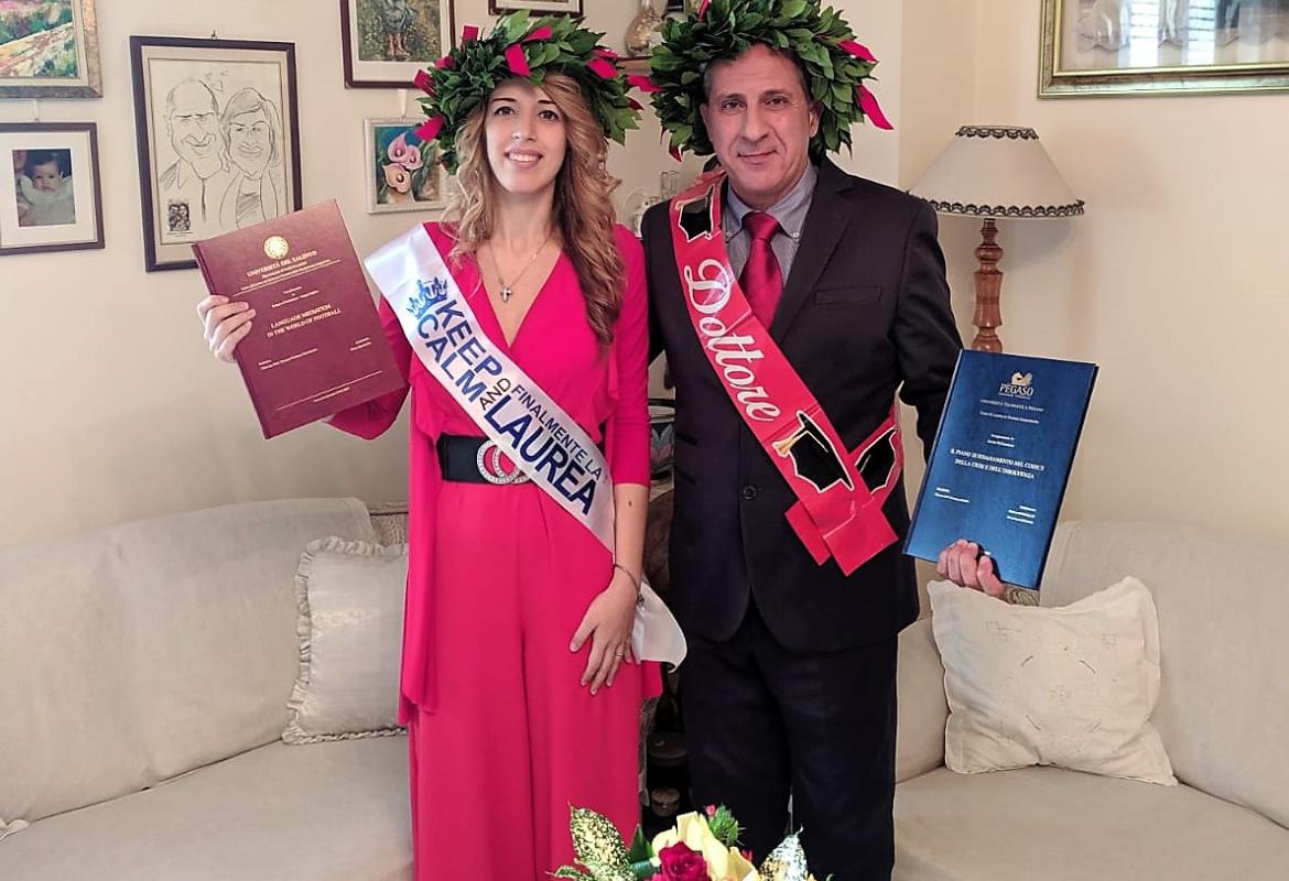 Elena e Michele Sponziello laureati nello stesso giorno