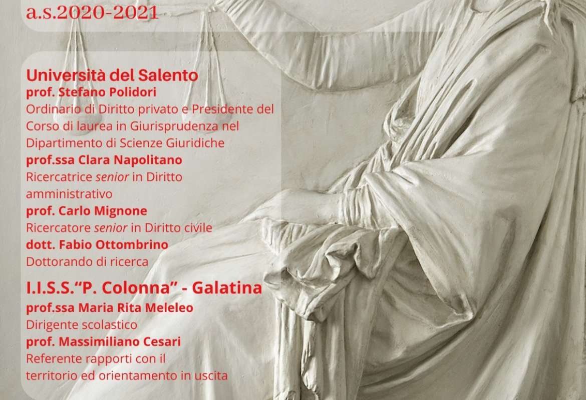 “Obiettivo Giurista” al Liceo Colonna di Galatina