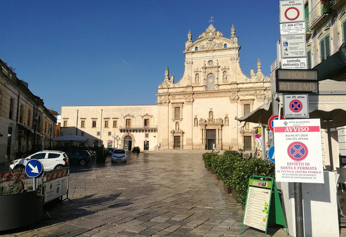 A Galatina parcheggi gratis fino al 31 Gennaio 2021