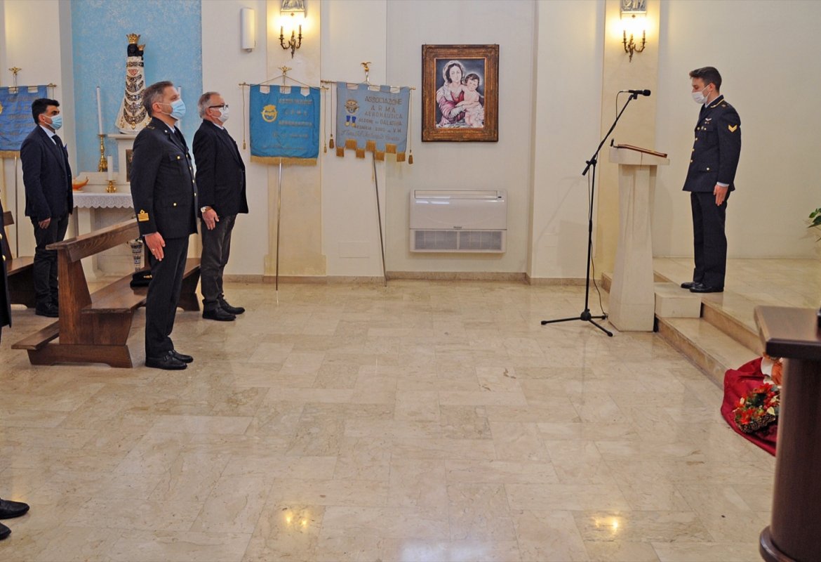 Celebrata nell'Aeroporto di Galatina la ricorrenza della Madonna di Loreto Patrona dell'Aeronautica Militare