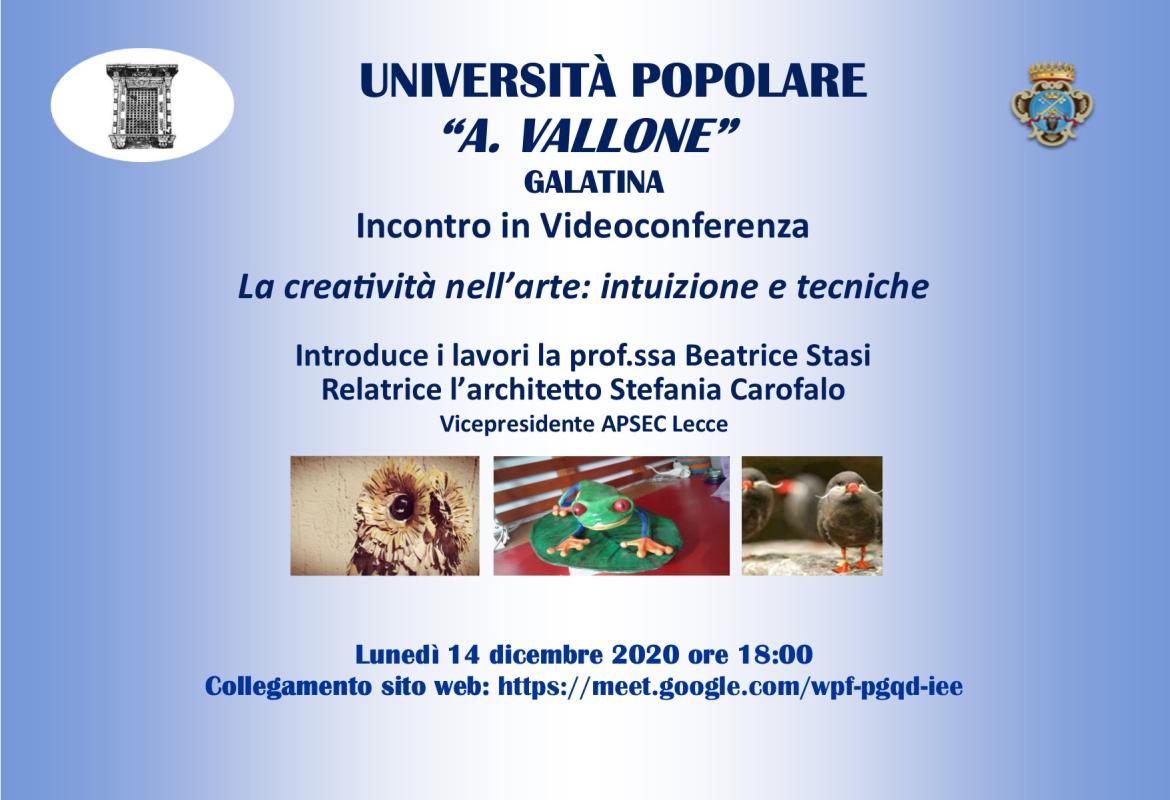 “La creatività nell’arte: intuizione e tecniche”