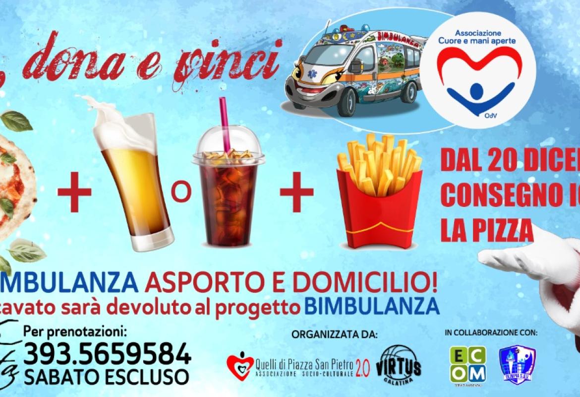 Una pizza per la Bimbulanza
