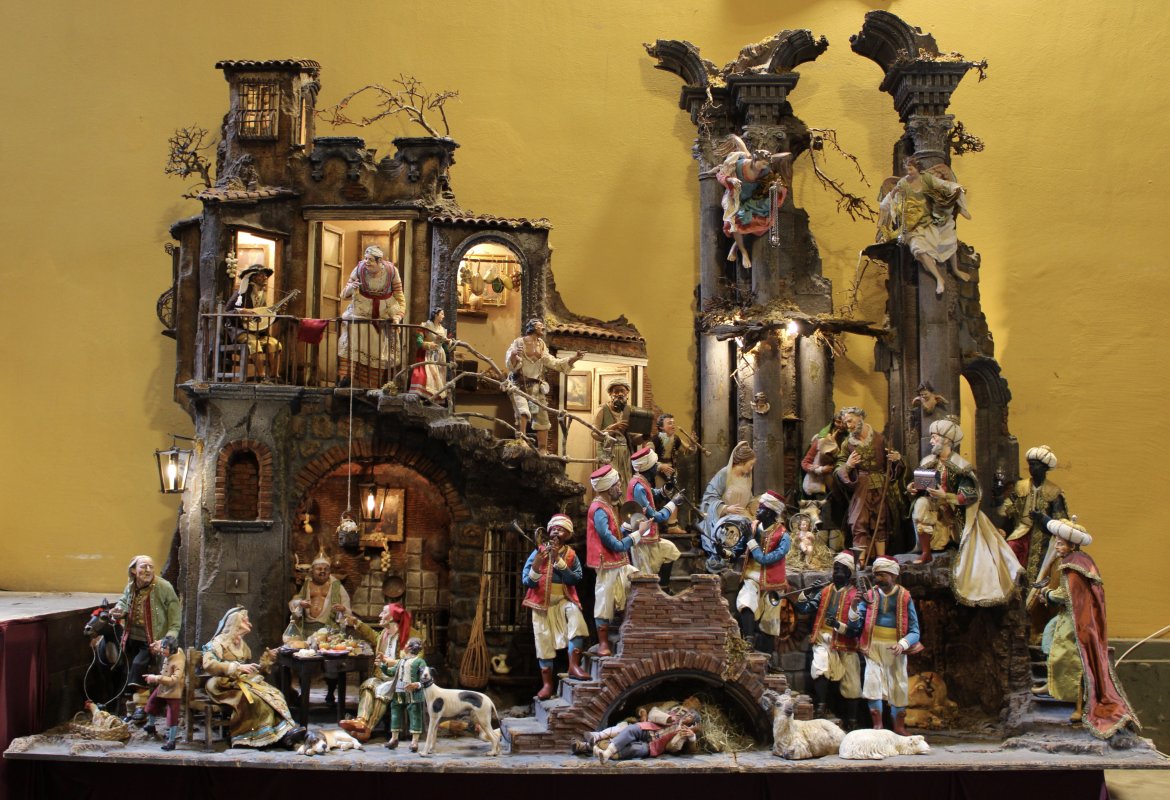 Da san Gregorio Armeno arriva alla 167 di Lecce un grande presepe in stile Settecento napoletano