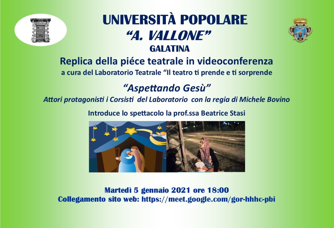 “Aspettando Gesù”, oggi si replica