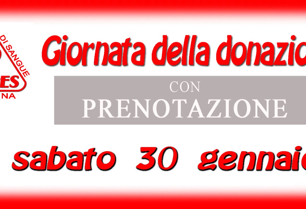 Prenotarsi per donare il sangue con Fratres Galatina