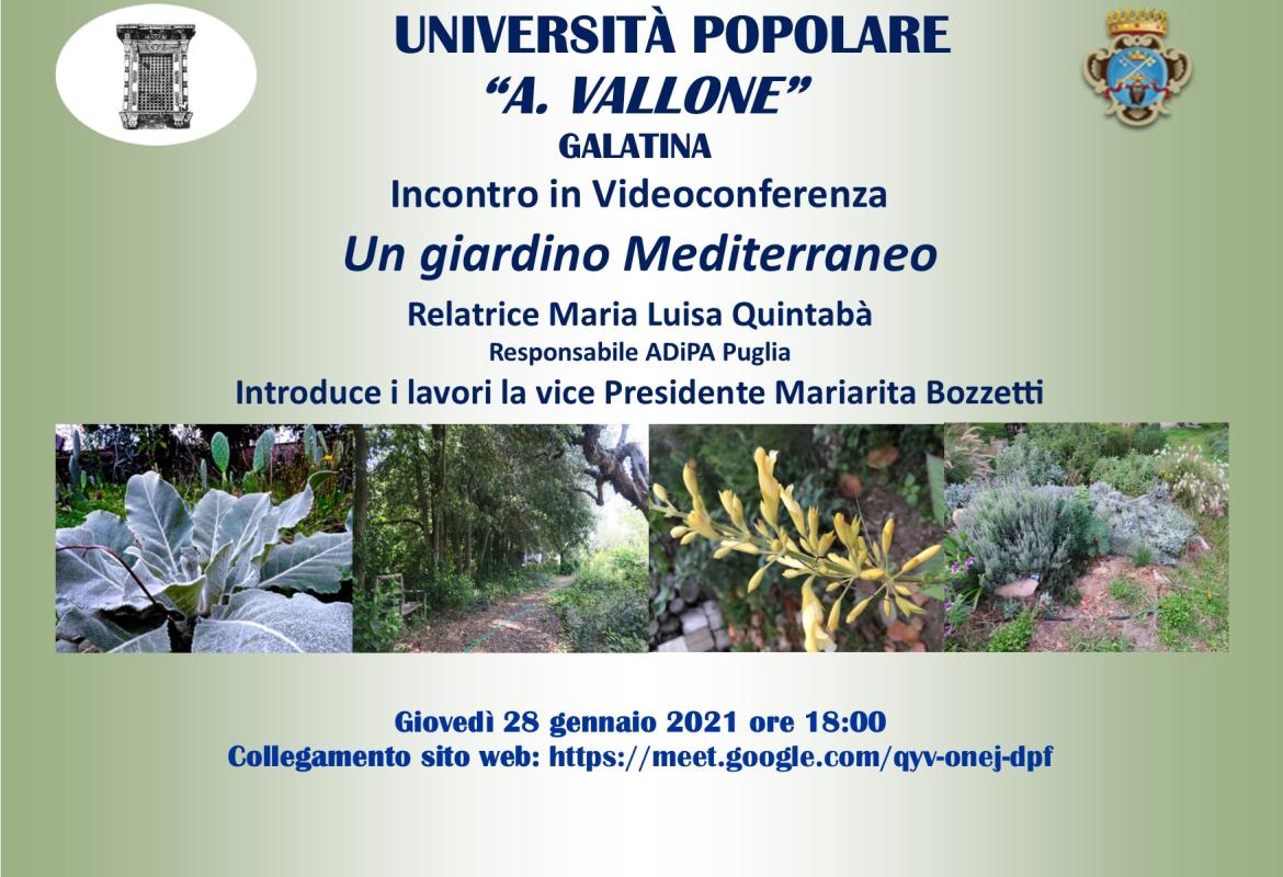 “Un giardino Mediterraneo”