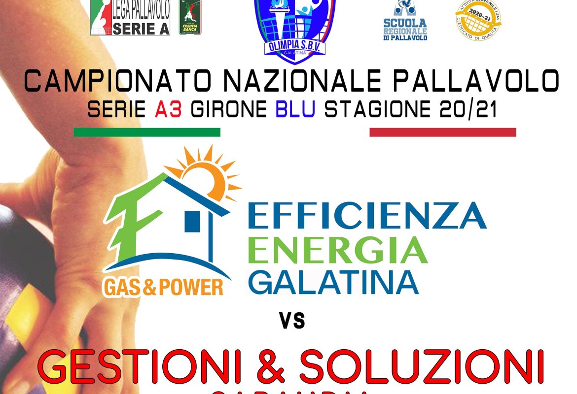 Contro Sabaudia l'impegno casalingo di Efficienza Energia Galatina