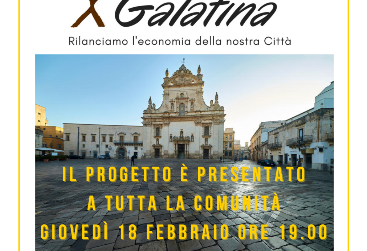 I dettagli di 'Tutti insieme x Galatina'