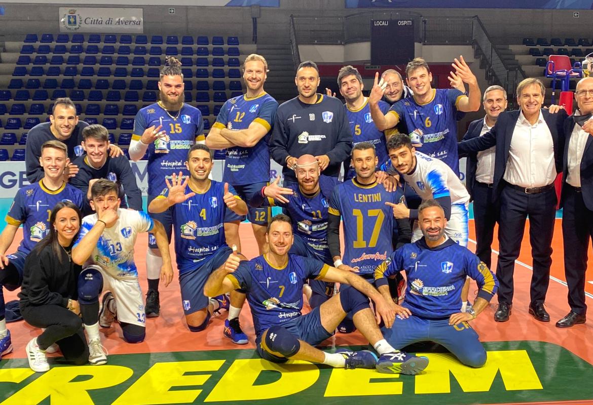 Contro l'Aversa 17ma vittoria di Efficienza Energia Galatina