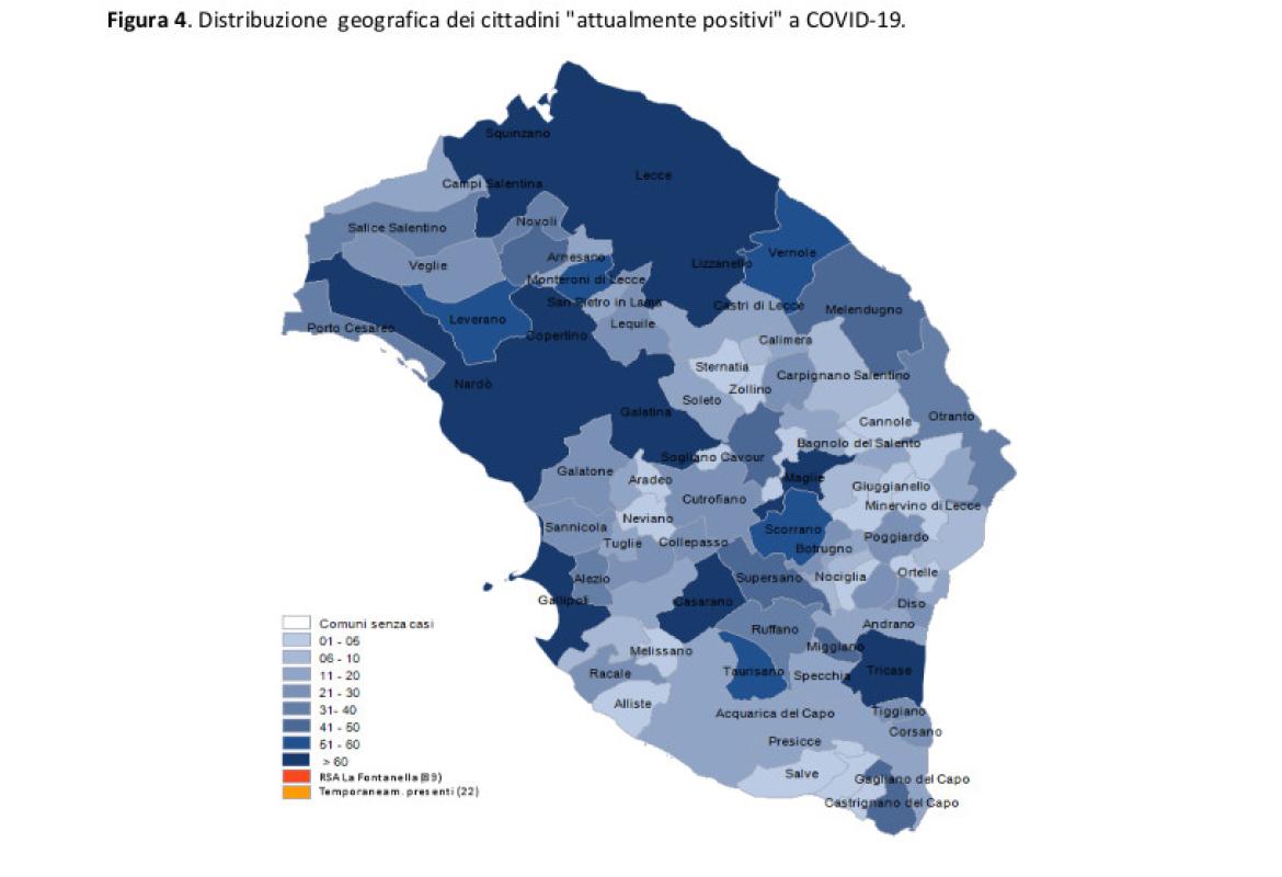 COVID-19. 91 i galatinesi attualmente positivi