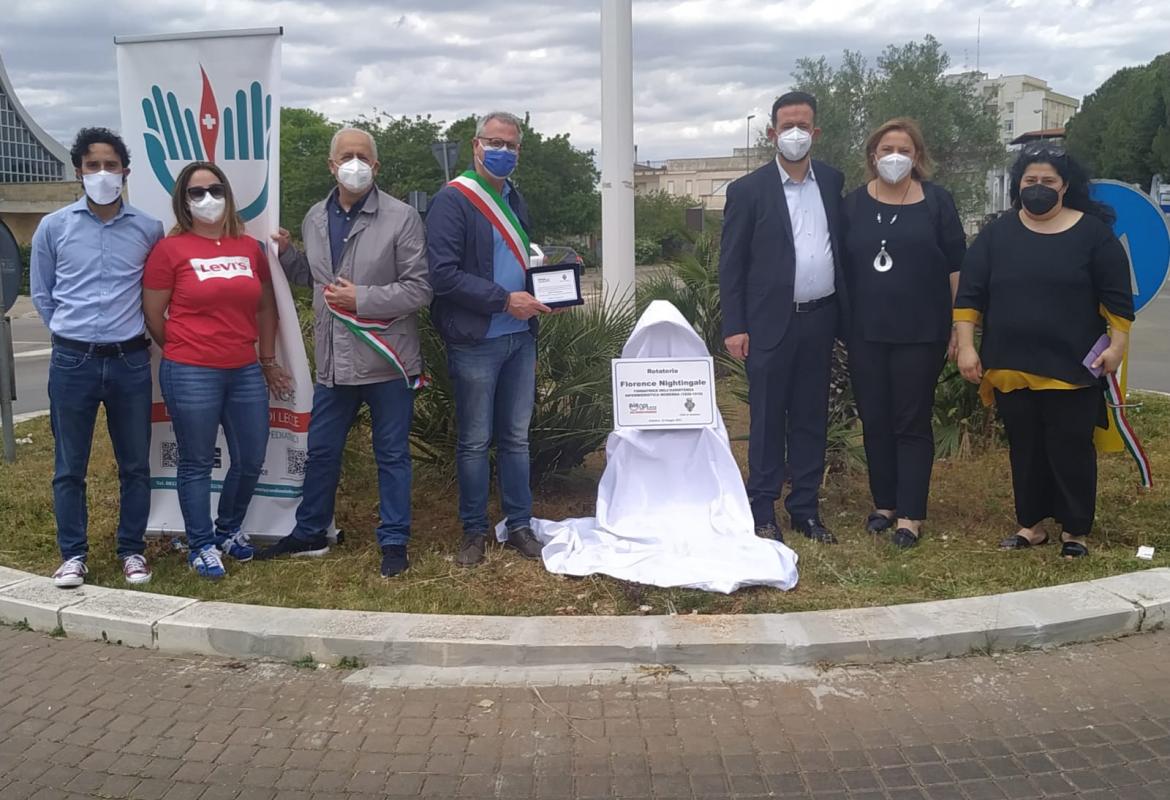 A Galatina intitolata a Florence Nightingale la rotatoria di viale Santa Caterina Novella
