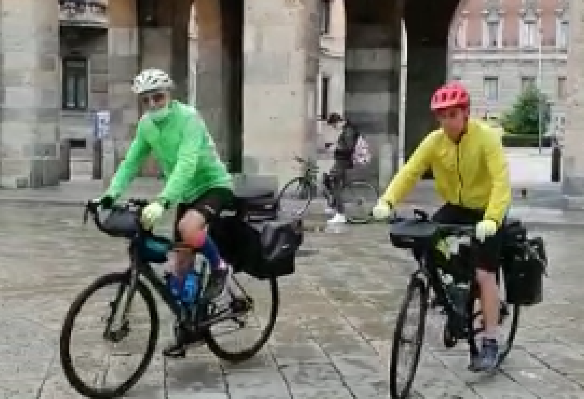 Da Monza a Galatina in bicicletta: Giuseppe Lazari fa il bis