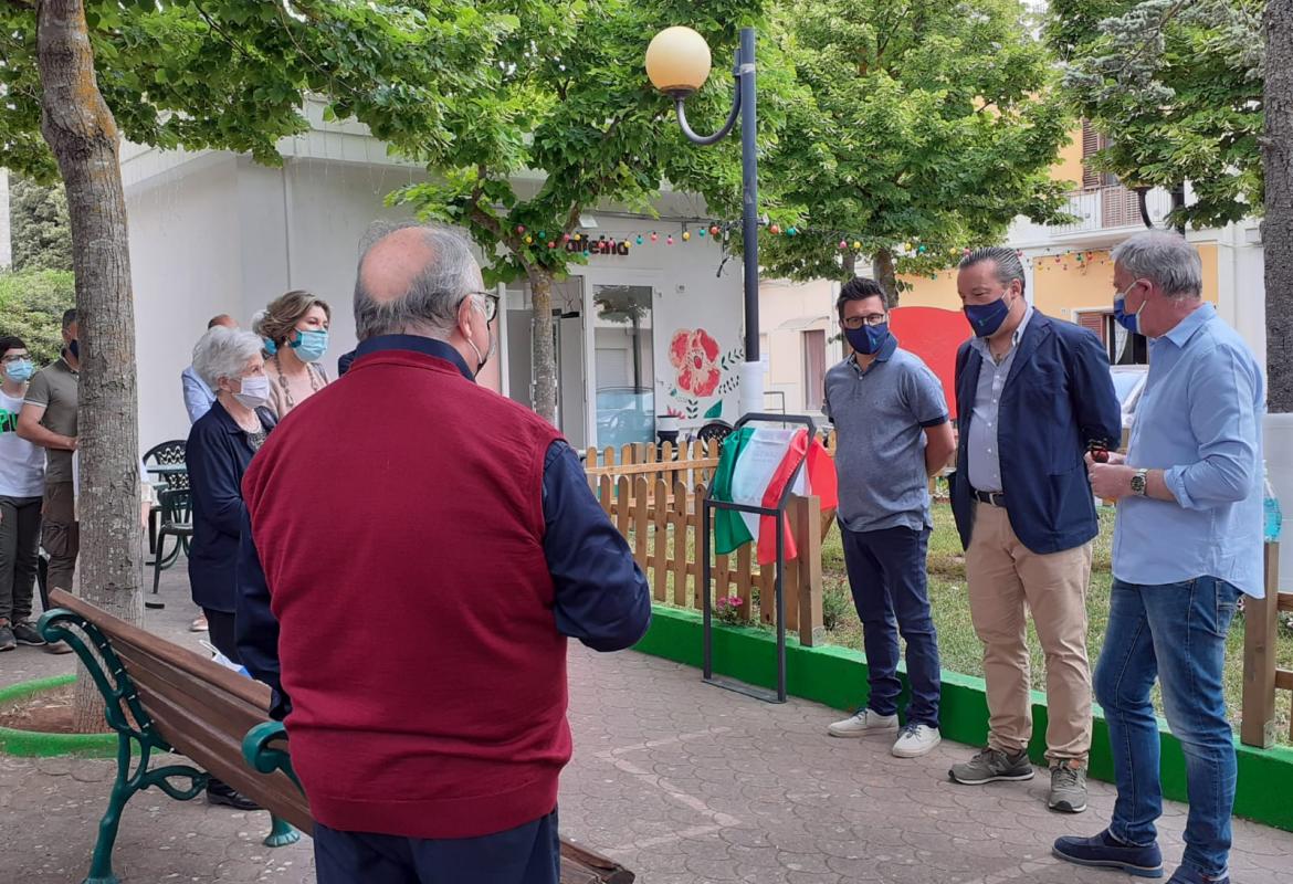 Aperta l'area giochi intitolata al maresciallo Marcello Solidoro