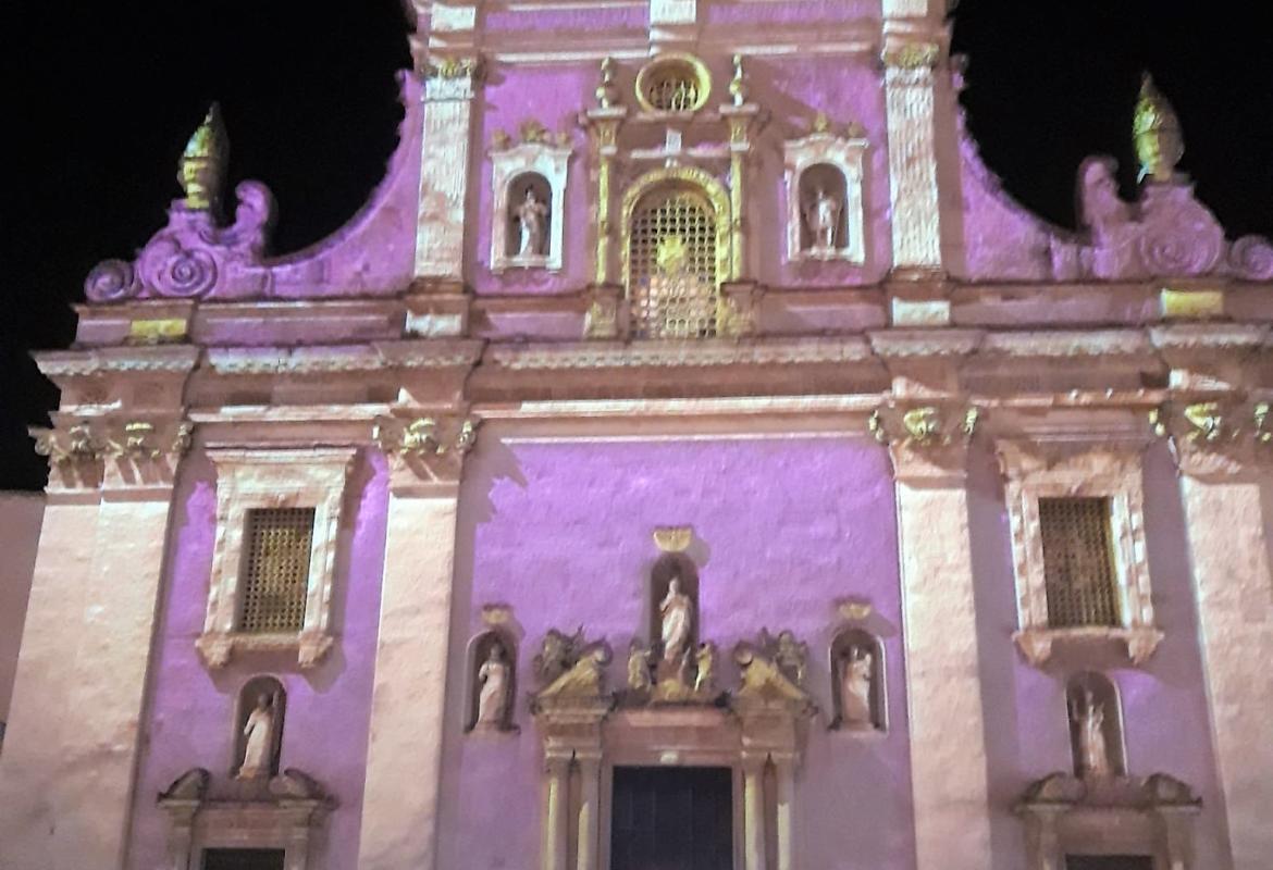 Galatina in video mapping sulla Chiesa Madre