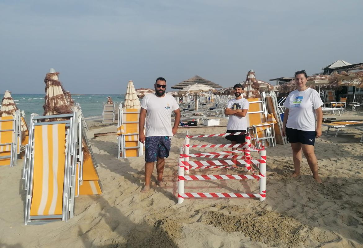Trovato a Torre San Giovanni un nido di Caretta caretta