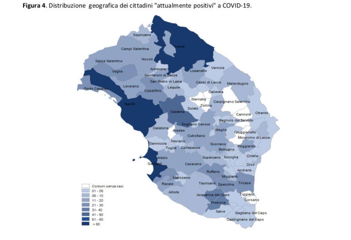 COVID-19. Stazionario (47) il numero dei galatinesi ancora positivi