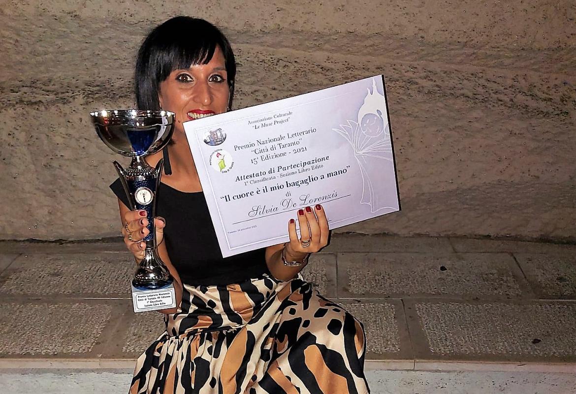 La galatinese Silvia De Lorenzis si aggiudica il Premio Letterario Nazionale Città di Taranto