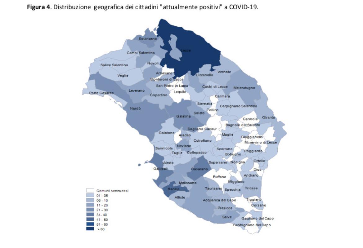 COVID-19. Torna a crescere il numero dei nuovi contagiati di Galatina